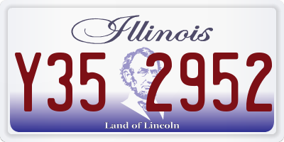 IL license plate Y352952