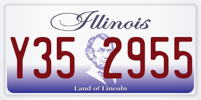 IL license plate Y352955