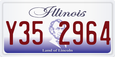 IL license plate Y352964