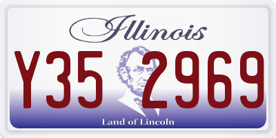IL license plate Y352969