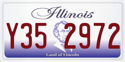 IL license plate Y352972