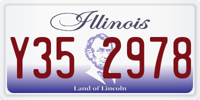IL license plate Y352978