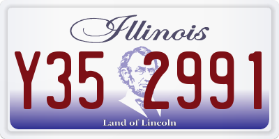 IL license plate Y352991