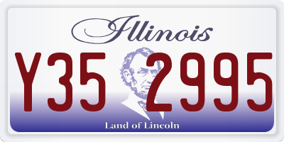 IL license plate Y352995