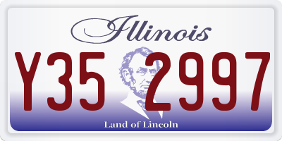 IL license plate Y352997