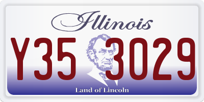 IL license plate Y353029