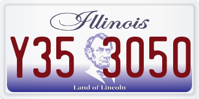 IL license plate Y353050