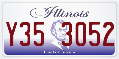 IL license plate Y353052