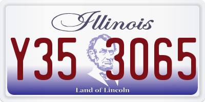 IL license plate Y353065