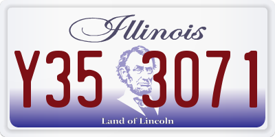 IL license plate Y353071