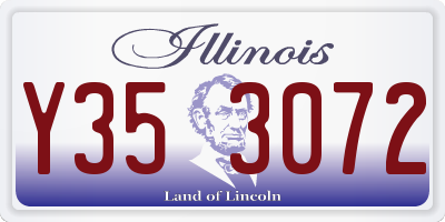 IL license plate Y353072