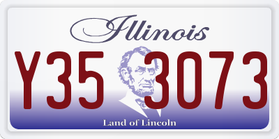 IL license plate Y353073
