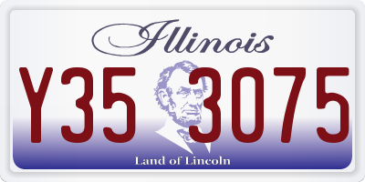 IL license plate Y353075