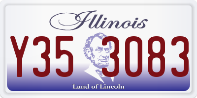 IL license plate Y353083