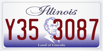 IL license plate Y353087