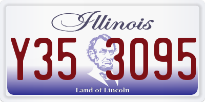 IL license plate Y353095