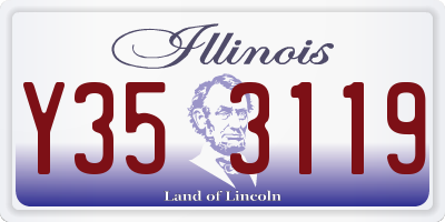 IL license plate Y353119