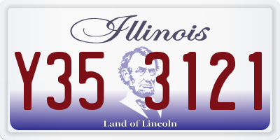 IL license plate Y353121