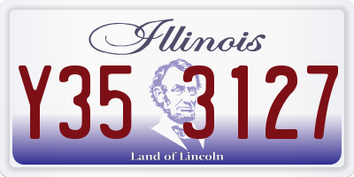 IL license plate Y353127