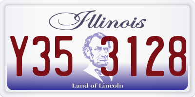 IL license plate Y353128