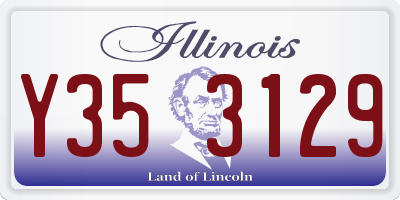 IL license plate Y353129