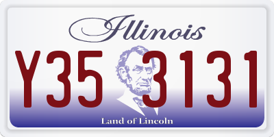 IL license plate Y353131