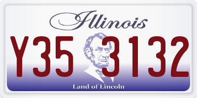 IL license plate Y353132