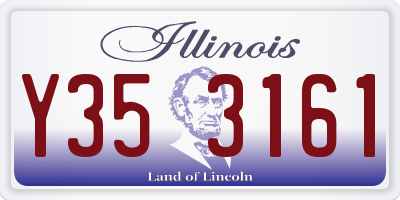 IL license plate Y353161