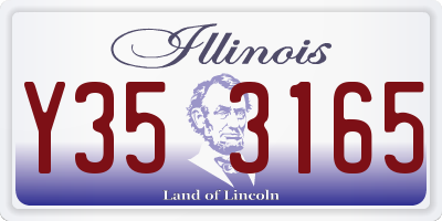 IL license plate Y353165
