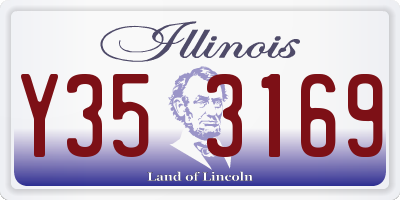 IL license plate Y353169