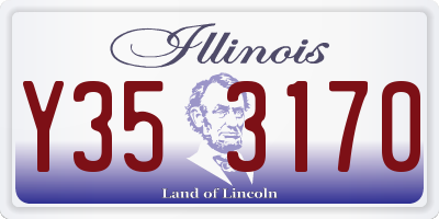 IL license plate Y353170