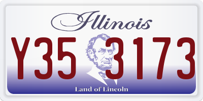 IL license plate Y353173