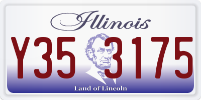 IL license plate Y353175