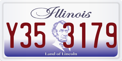 IL license plate Y353179