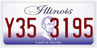 IL license plate Y353195