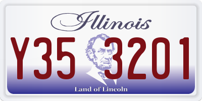 IL license plate Y353201