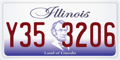 IL license plate Y353206