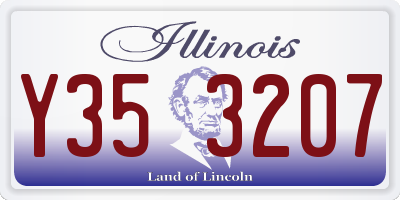 IL license plate Y353207