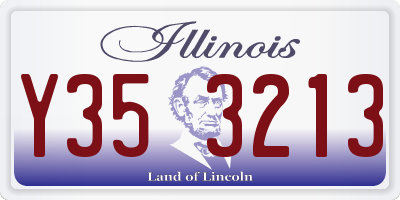 IL license plate Y353213