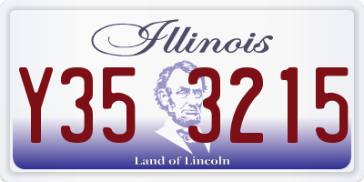 IL license plate Y353215