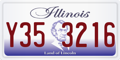 IL license plate Y353216