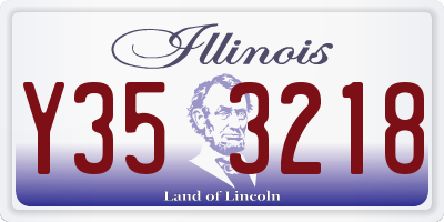IL license plate Y353218
