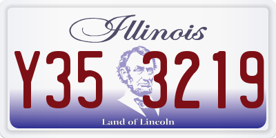IL license plate Y353219