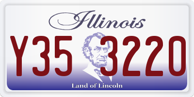 IL license plate Y353220