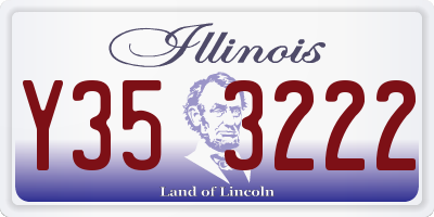 IL license plate Y353222