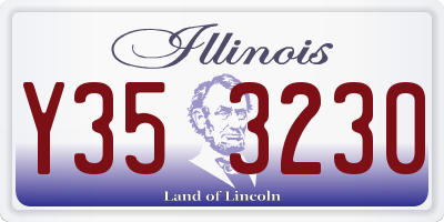 IL license plate Y353230