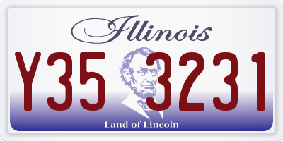 IL license plate Y353231