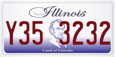 IL license plate Y353232