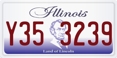 IL license plate Y353239