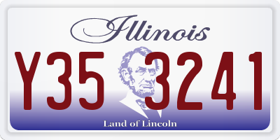 IL license plate Y353241